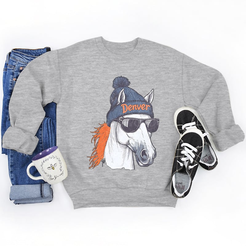 Spirit Animal Football Graphic Sweatshirts - City Animal Sports Pullover