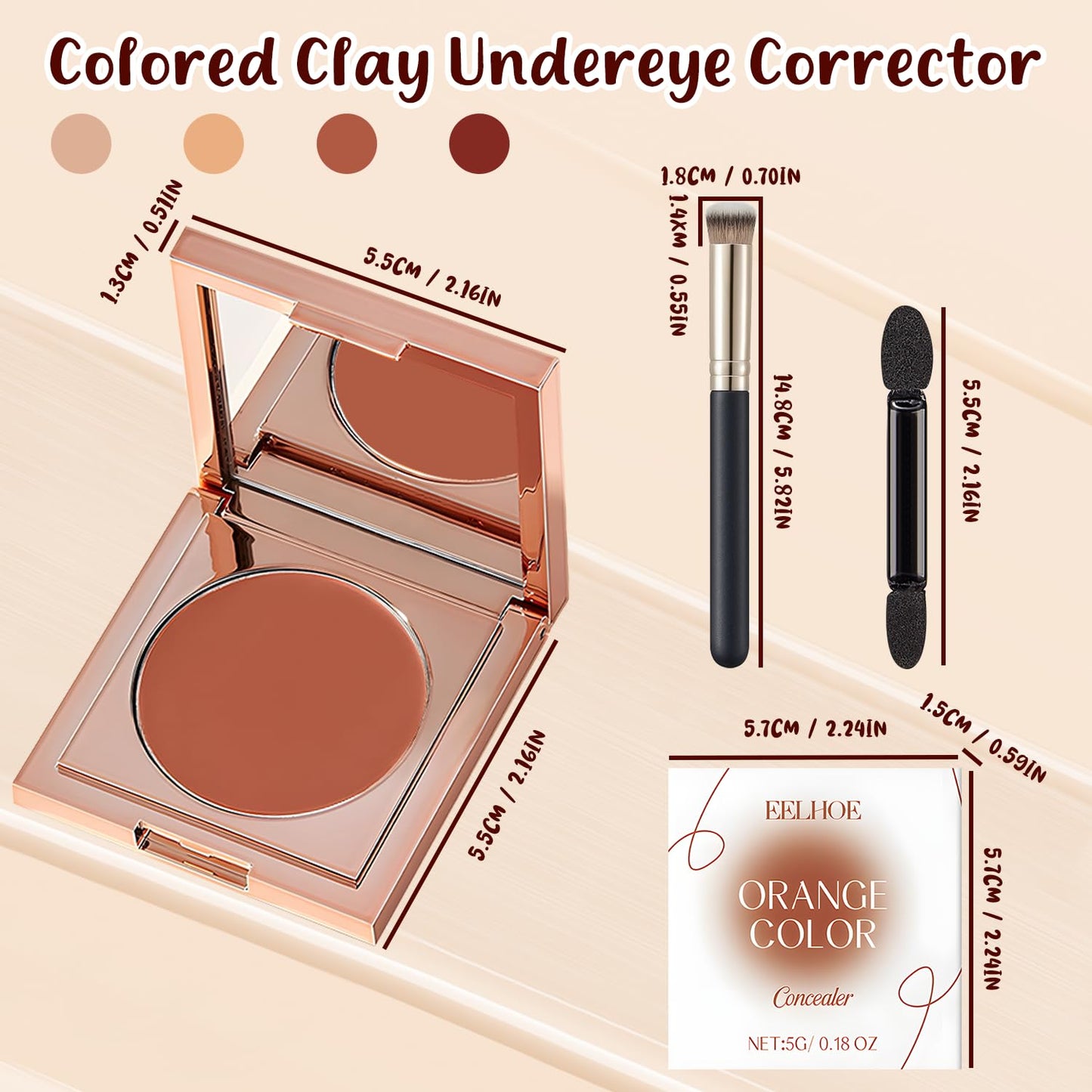 💜Colored Clay Undereye Corrector