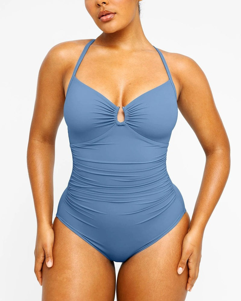 Smart Sculpt U-Ring Cut Out Shaping Swimsuit