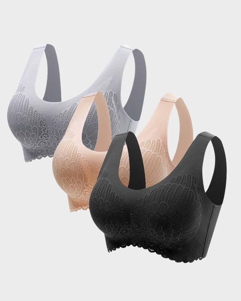 Comfortable No Wire Seamless Bras(3 pieces)