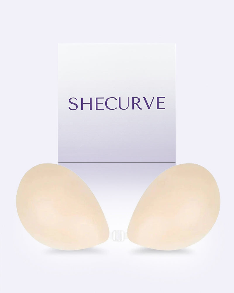 Front Closure Silicone Self-Adhesive Invisible Bra (2 pairs)