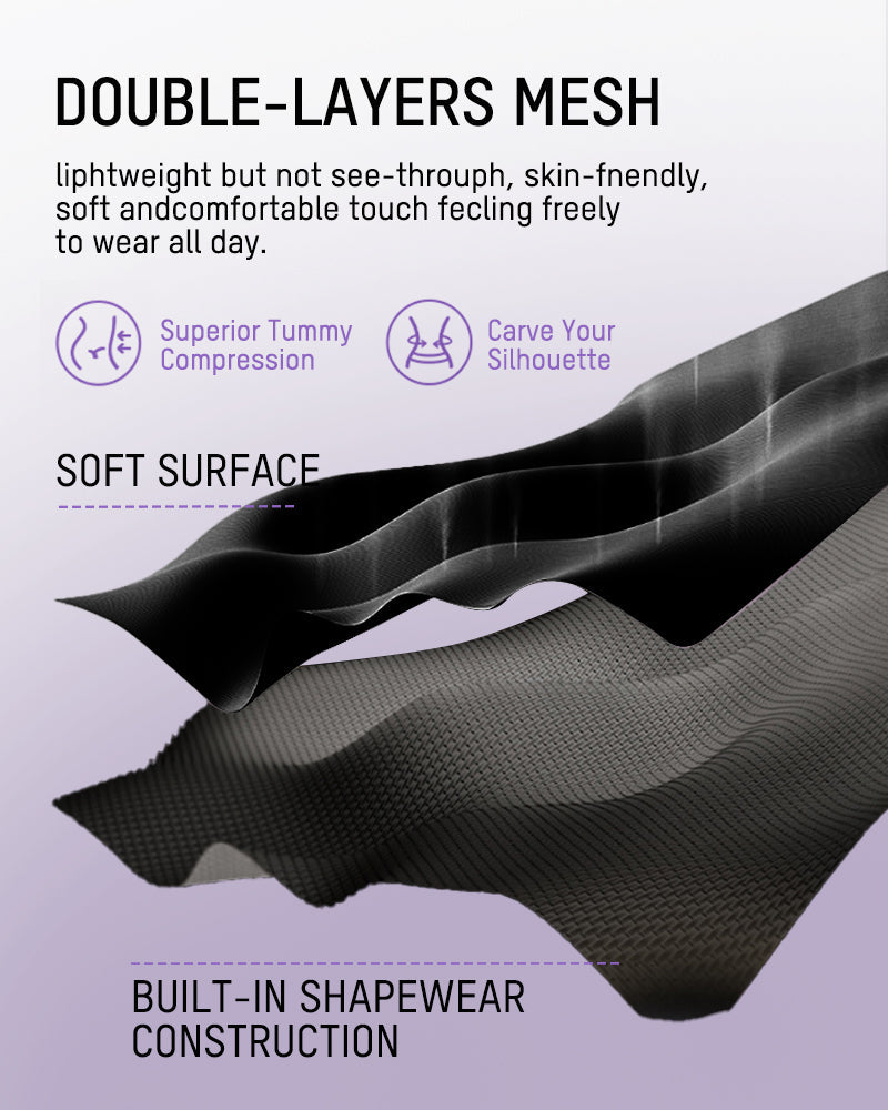 Sheer Mesh Fishbone Corset Bodysuit