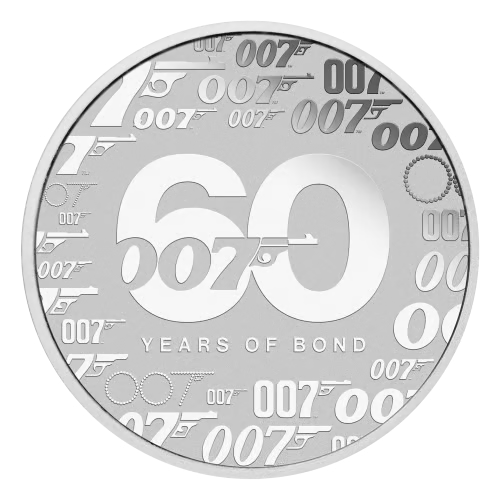 2022 1 oz James Bond 007 Fine Silver Coin-Brilliant Uncirculated