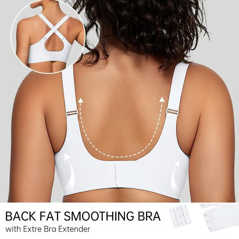 🎁Last Day Promotion 49% OFF✨Women's Wireless V-Neck Crossover Mesh Seamless Push-Up Bra⚡Super Fast Delivery⚡