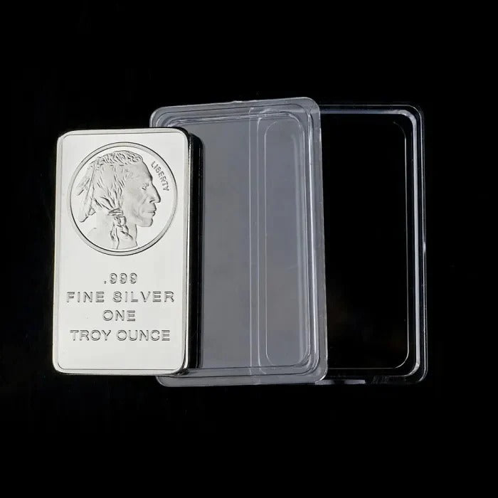 10 0z Silvertowne MintBuffalo Silver Bar