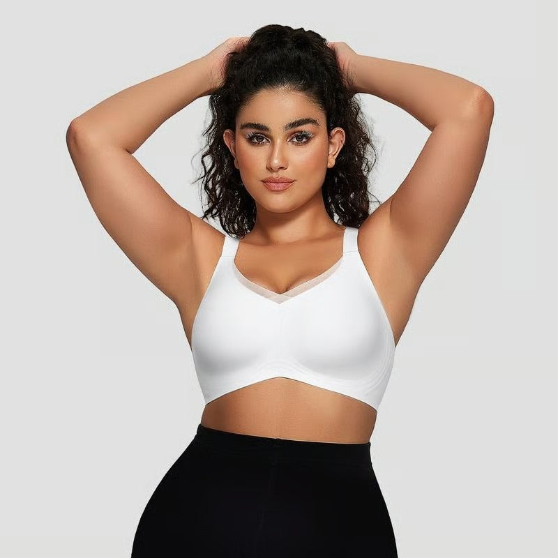 🎁Last Day Promotion 49% OFF✨Women's Wireless V-Neck Crossover Mesh Seamless Push-Up Bra⚡Super Fast Delivery⚡