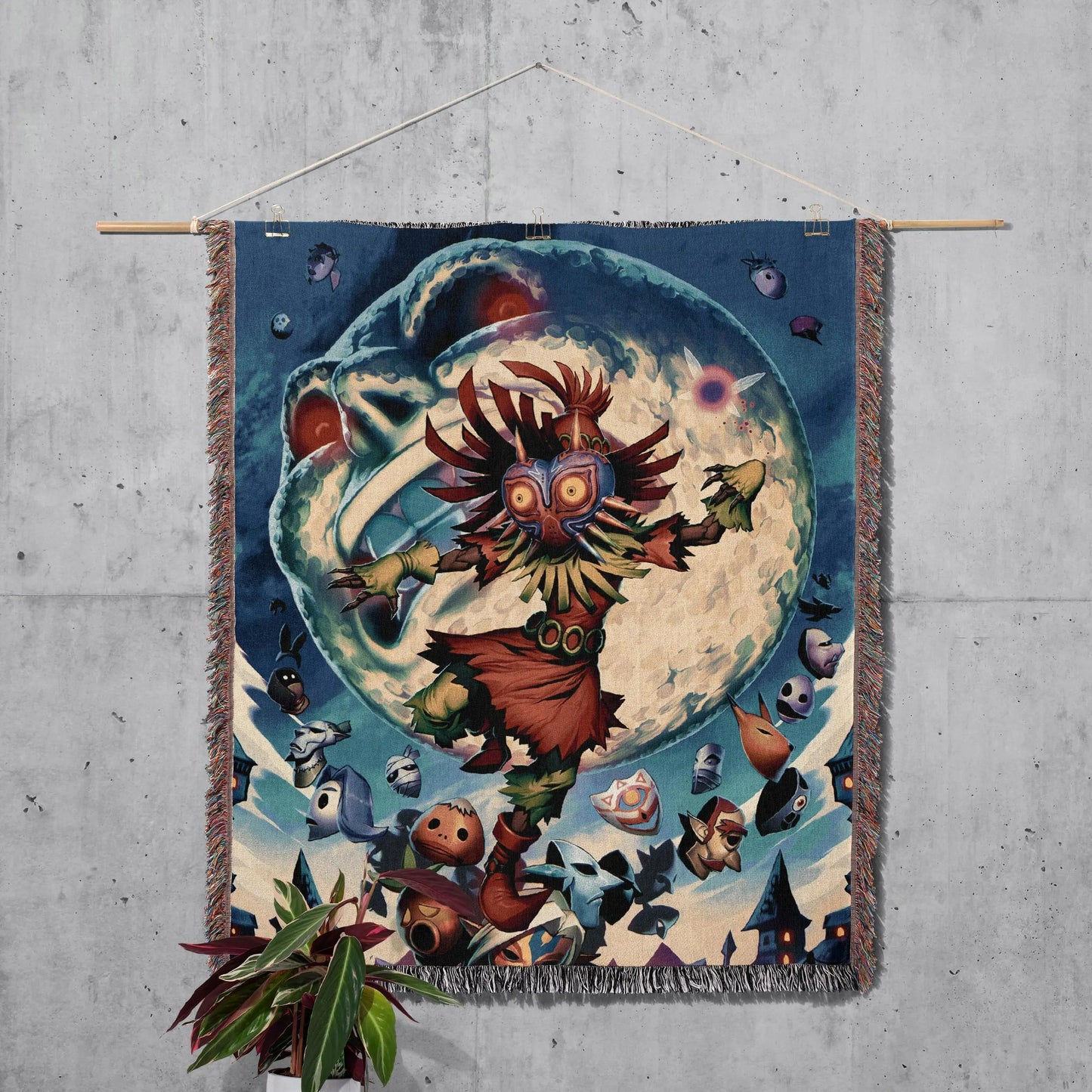 Hand Woven Blanket Retro Gaming Gift