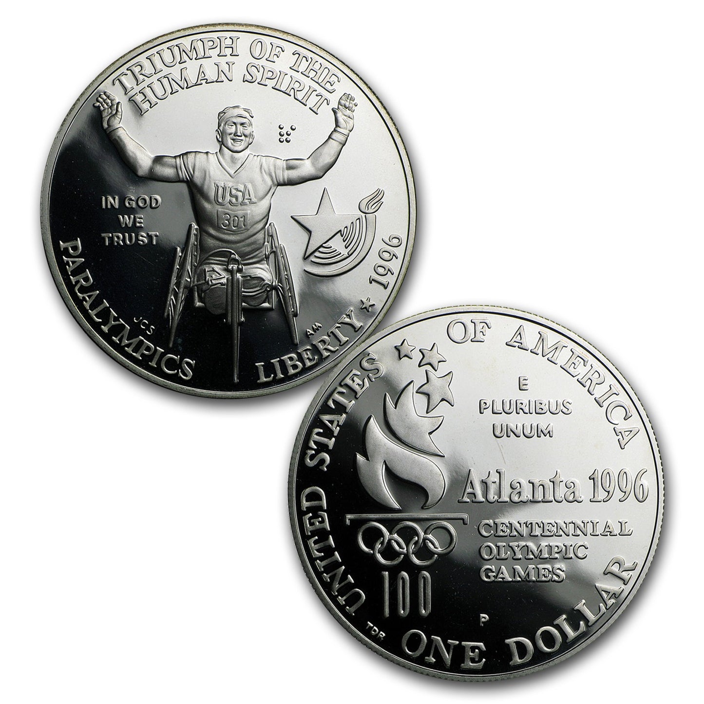 1996 4-Coin Commem Olympic Proof Set