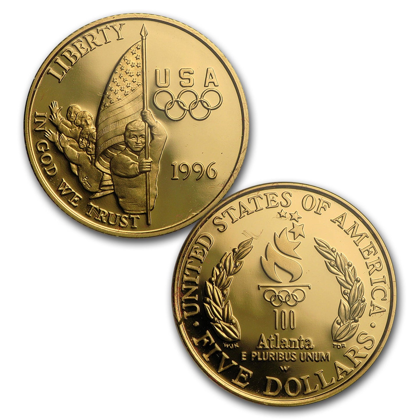 1996 4-Coin Commem Olympic Proof Set