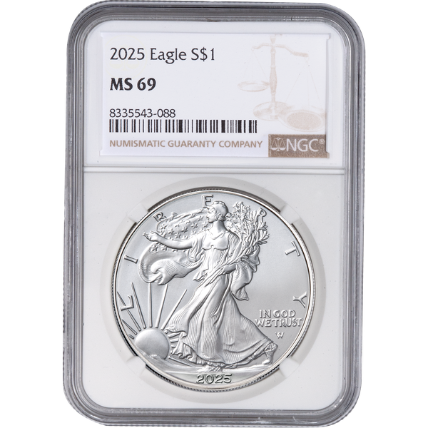 2025 American 1-Qunce Silver Eagle Brilliant Uncirculated