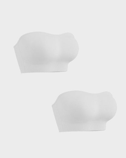 Non-Slip Bandeau Seamless Wireless Strapless Bra