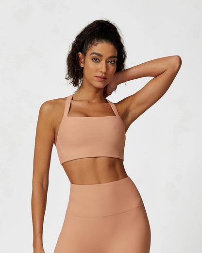 Comfort Ribbed Support Activewear Set (Sports Bra+Flare Pants+Sweatshirt)