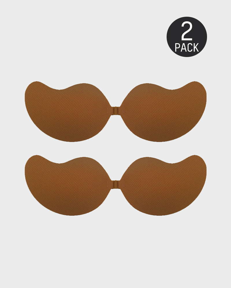 Mango Shaped Breathable Self-Adhesive Invisible Bra (2 Pairs)
