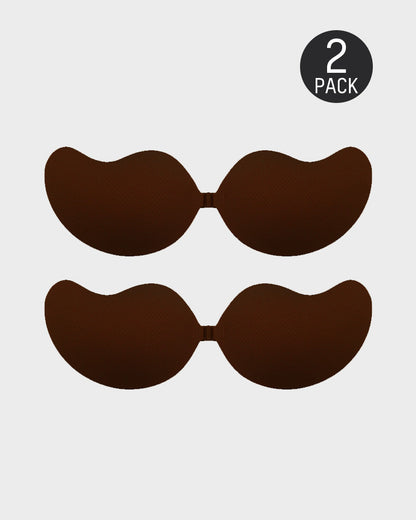 Mango Shaped Breathable Self-Adhesive Invisible Bra (2 Pairs)