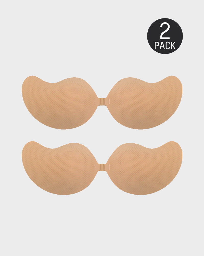 Mango Shaped Breathable Self-Adhesive Invisible Bra (2 Pairs)