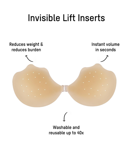 Breathable Silicone Self-Adhesive Invisible Bra (2 Pack)
