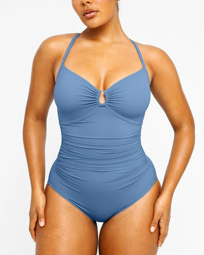 Smart Sculpt U-Ring Cut Out Shaping Swimsuit