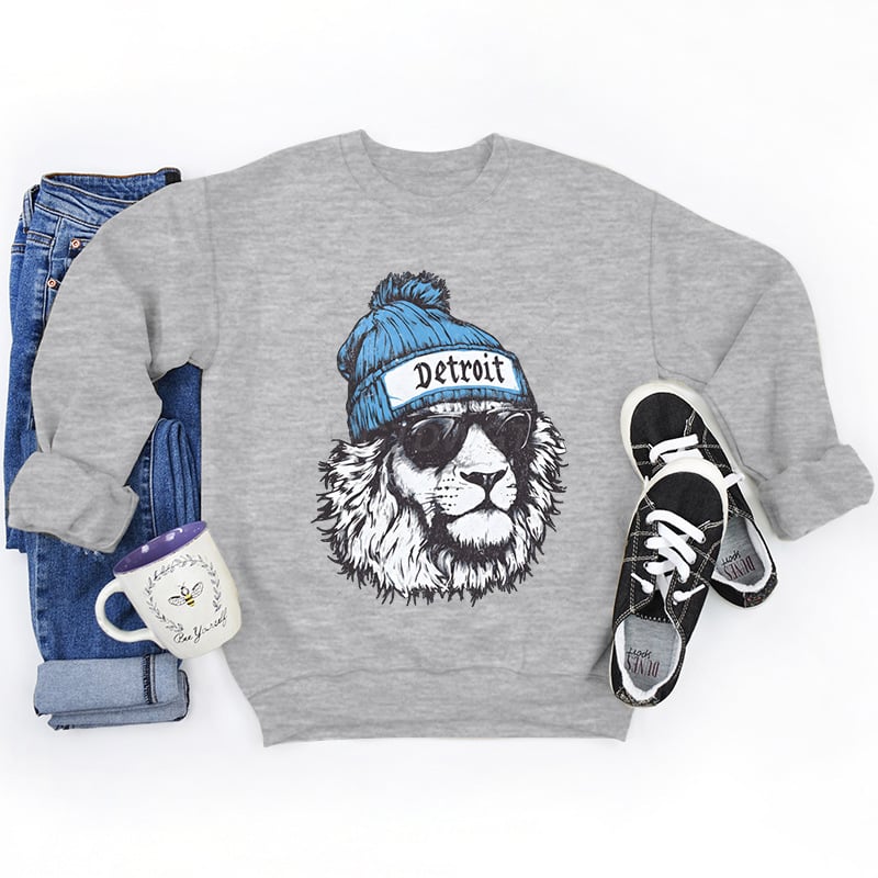 Spirit Animal Football Graphic Sweatshirts - City Animal Sports Pullover