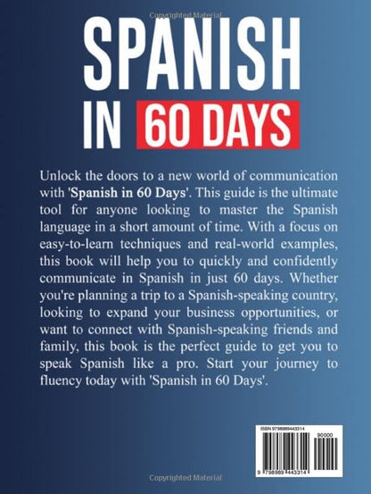 ❤️❤️Spanish in 60 Days: The Language Learning Workbook