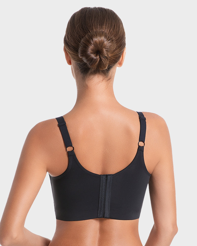 Longline Underwire Smoothing Push Up Bra