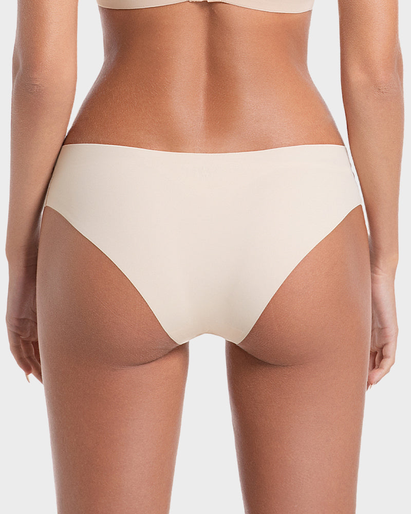 Seamless Ice-Silk Low-Rise Panties for Women (5 Pack)