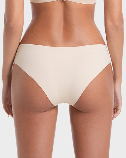 Seamless Ice-Silk Low-Rise Panties for Women (5 Pack)