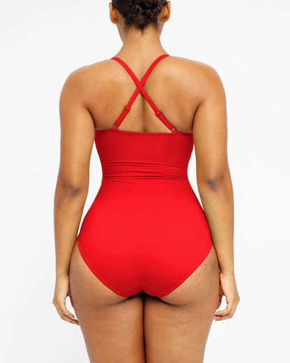 Smart Sculpt U-Ring Cut Out Shaping Swimsuit