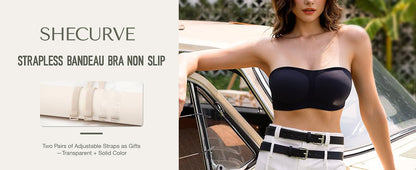 Strapless Wireless Padded Bandeau Bra