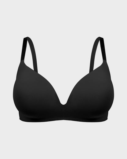 Seamless One-Piece Molded Wireless Bra