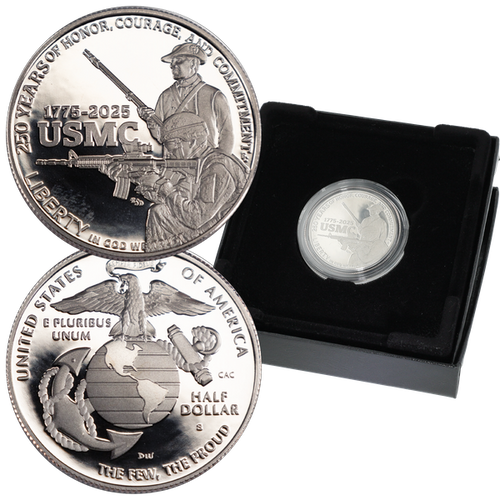 2025-S Marine Corps 250th Anniversary Clad Half Dollar