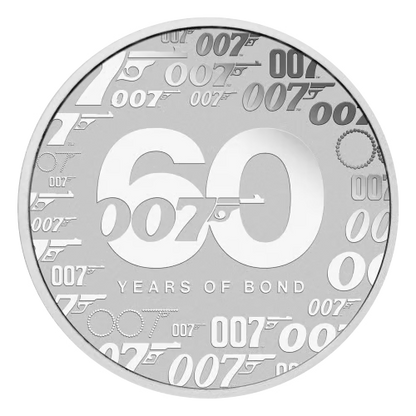 2022 1 oz James Bond 007 Fine Silver Coin-Brilliant Uncirculated