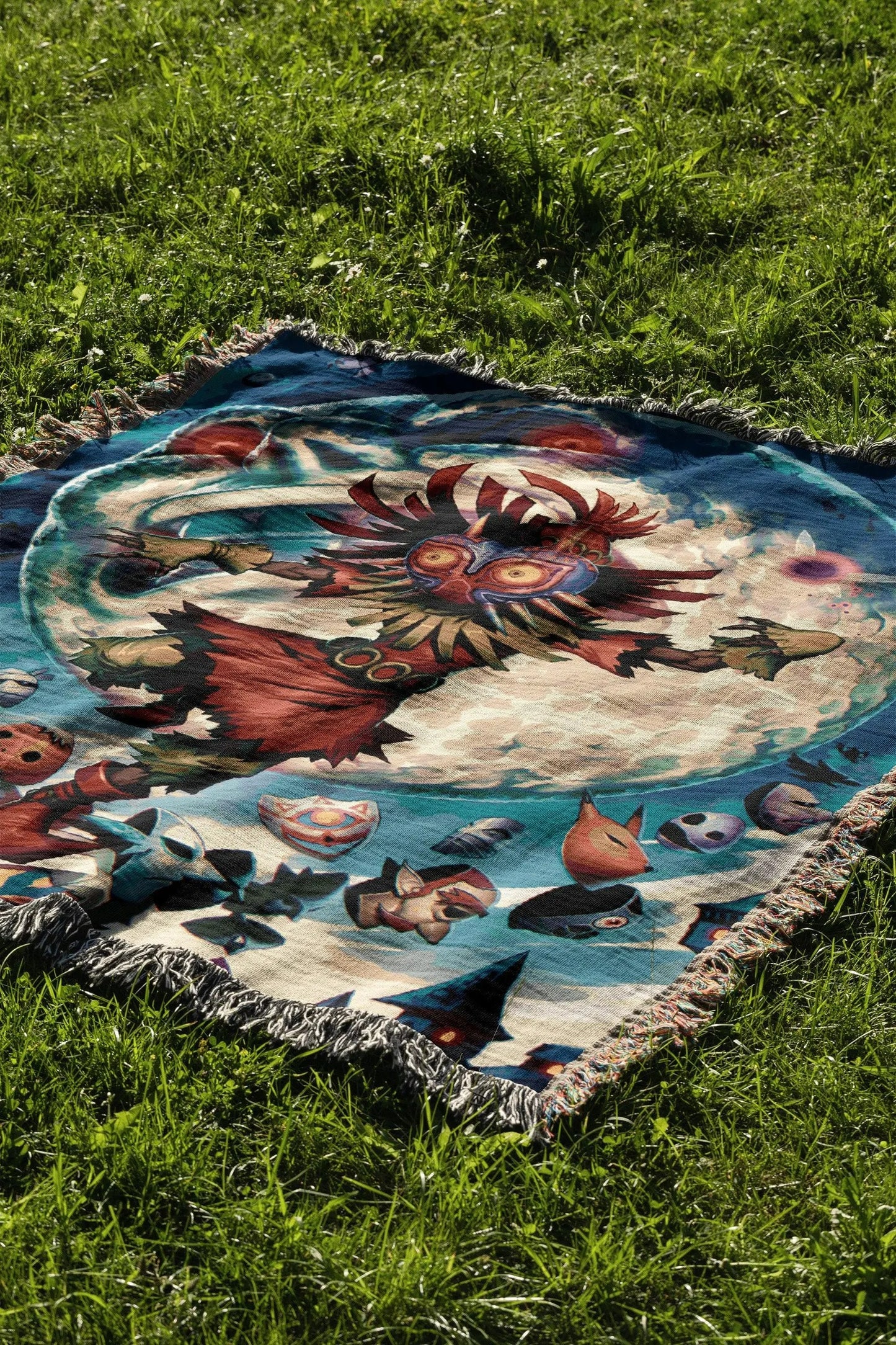 Hand Woven Blanket Retro Gaming Gift