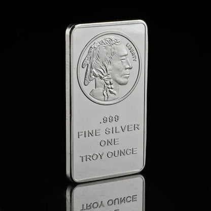 10 0z Silvertowne MintBuffalo Silver Bar