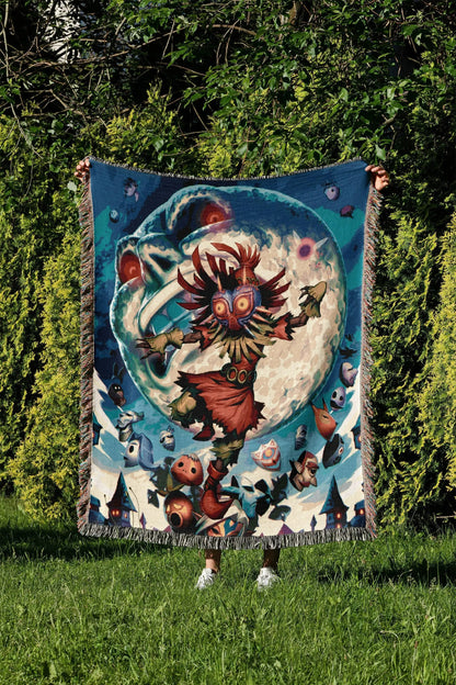 Hand Woven Blanket Retro Gaming Gift