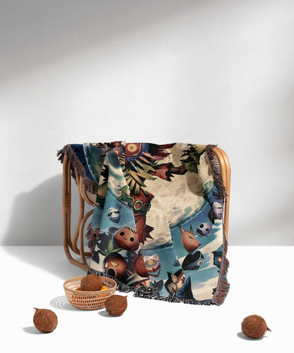 Hand Woven Blanket Retro Gaming Gift