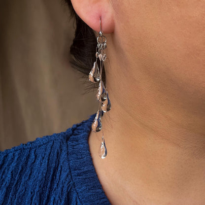 ✨49% OFF Today ✨Handmade Dewdrop Falling Rain Earring