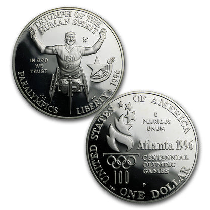 1996 4-Coin Commem Olympic Proof Set