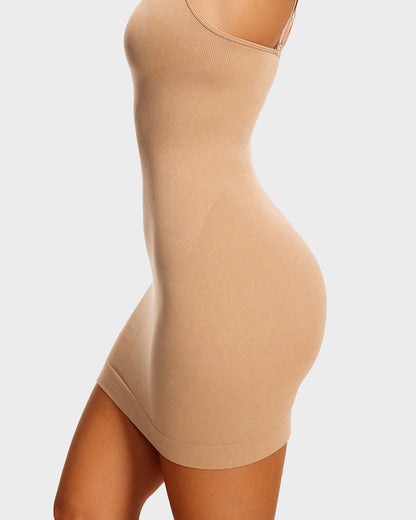 Scoop Neck Seamless Tummy Control Shaping Dress
